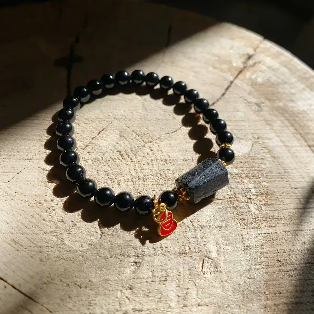 Black Tourmaline and Obsidian Bracelet: Your Energy Shield for Protection and Balance