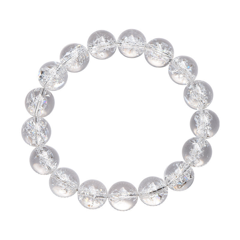 Natural white crystal bracelet