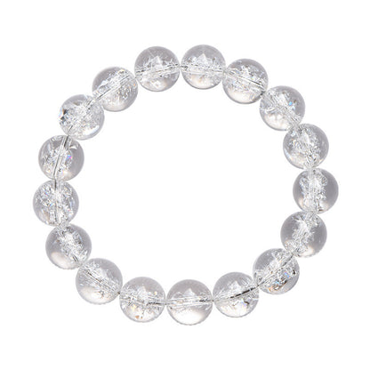 Natural white crystal bracelet