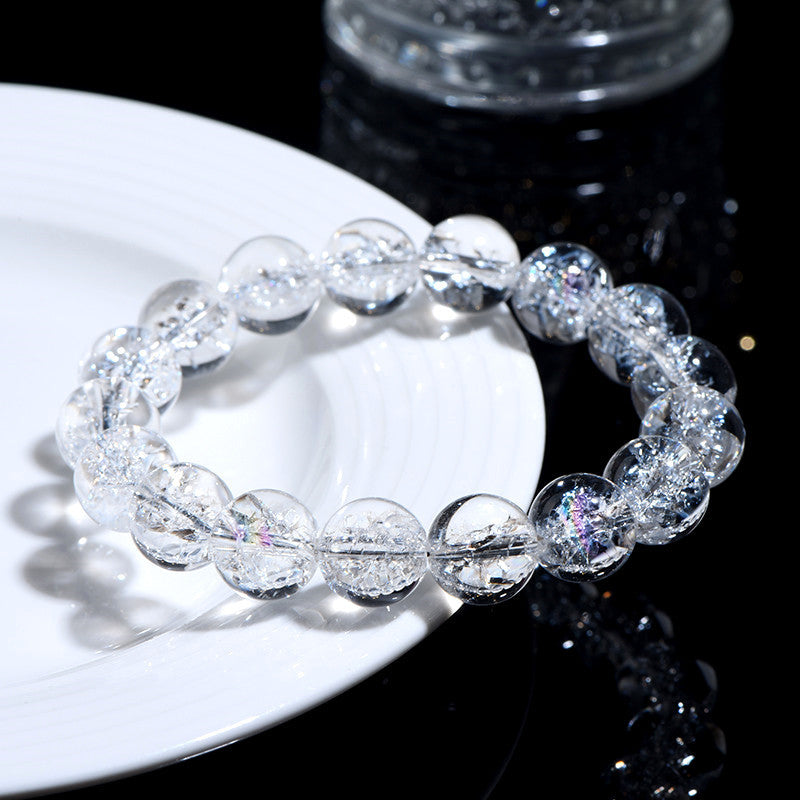 Natural white crystal bracelet